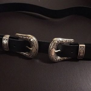 ASOS western-style double buckle belt